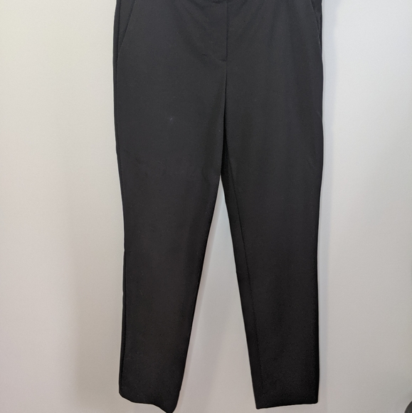 THEORY tailored double stretch black pants, 2 - Picture 5 of 12